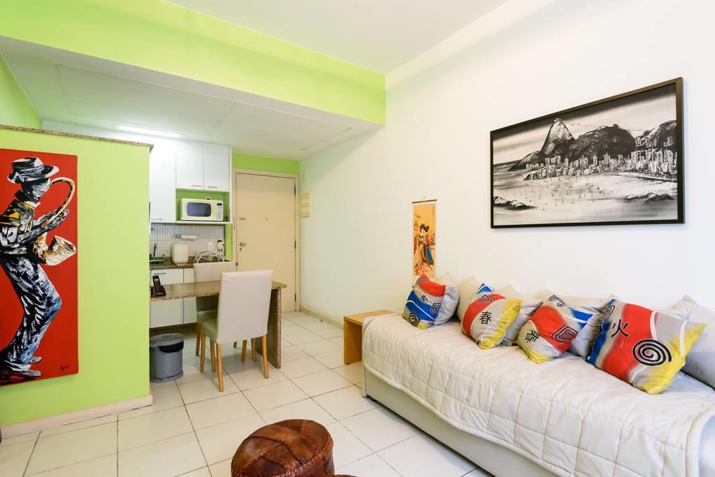 Apartamento No South Beach Service Lägenhet Rio de Janeiro Exteriör bild